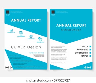 Cover design template. Brochure concept presentation website portfolio. annual report layout leaflet template. Magazine business advertising set. Marketing poster A4 size vector illustration