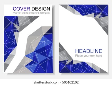 Cover design template. Brochure, poster design.