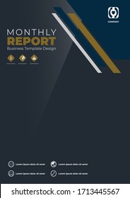 Cover Design Template for Business Report