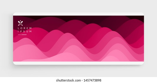 Cover design template with color gradients. Abstract background. Modern pattern. 3d vector Illustration for advertising, marketing, presentation. 