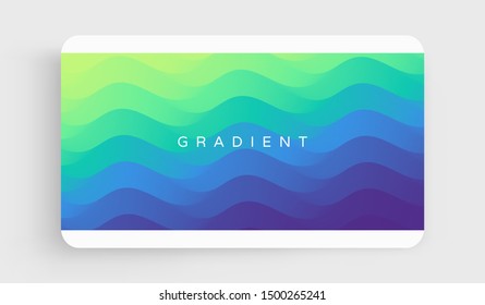 Cover design template with color gradients. Abstract background. Modern pattern. 3d vector Illustration for advertising, marketing, presentation. 