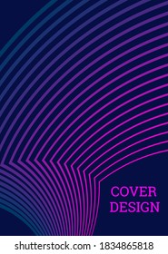 Cover design. Design template. Creative backgrounds with abstract gradient wave lines for creating trendy banner, poster