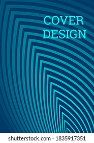 Deckungsdesign. Vorlage entwerfen. Kreative Hintergründe mit abstrakten Farbverlauf-Wellenlinien zum Erstellen von trendigem Banner, Poster