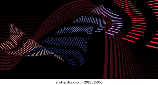 Cover design. Design template. Creative backgrounds with abstract gradient wave lines for creating trendy banner, poster