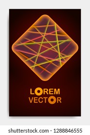 Cover design template for decoration presentation, brochure, catalog, poster, book, magazine