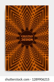 Cover design template for decoration presentation, brochure, catalog, poster, book, magazine