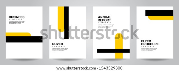 Cover Design Template Elegant Flyer Design Stock Vector Royalty Free