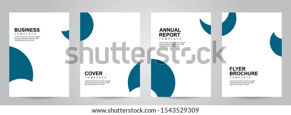 Cover Design Template Elegant Flyer Design Stock Vector Royalty Free