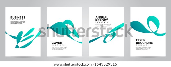 Cover Design Template Elegant Flyer Design Stock Vector Royalty Free