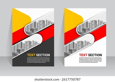modelo de design de capa, modelo de design de folheto, design de folheto, relatório anual, apresentação de negócios, portfólio, folheto, banner, site, capa de livro corporativo, pode ser adaptado a qualquer tipo de brochura