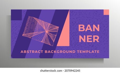 Cover design template for flyer, banner, brochure, catalog, book, magazine. Vector color illustration.