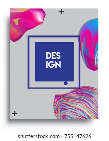 Cover design template with geometric object, arrangement of abstract lines and style graphic geometric elements. Applicable for placards, brochures, posters, covers and banners. Vector Design