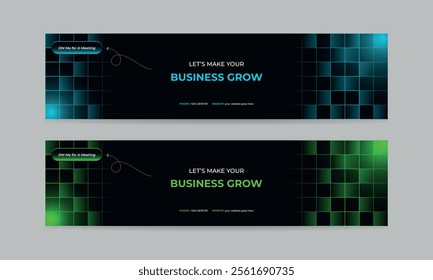 cover design template or header, Business creative banner, Social media banner design.