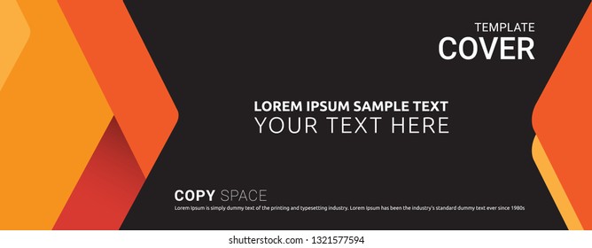 Cover design template. Leaflet advertising, Vinyl banner, Brochure and Poster design, Empty copy space, Flat style vector illustration artwork design.