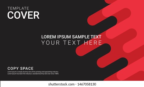 Cover design template. Leaflet advertising, Vinyl banner, Brochure and Poster design, Empty copy space, Flat style vector illustration artwork design.