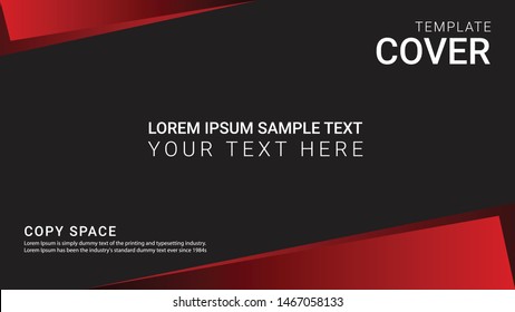 Cover design template. Leaflet advertising, Vinyl banner, Brochure and Poster design, Empty copy space, Flat style vector illustration artwork design.