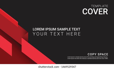 Cover design template. Leaflet advertising, Vinyl banner, Brochure and Poster design, Empty copy space, Flat style vector illustration artwork design.