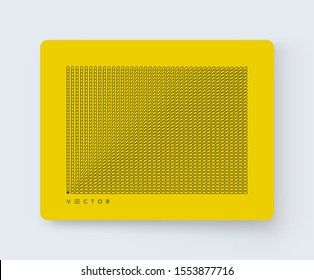 Cover design template. Many small ovals. Abstract background.3d vector illustration.