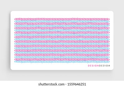 Design-Vorlage abdecken. Viele kleine Eizellen. Abstrakter Hintergrund.3d Vektorgrafik.