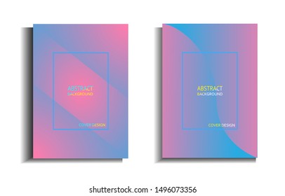 cover design template. modern abstract style and different color gradients on the background for presentations, decorations, brochures, posters, books, etc, catalogs. vector illustration. eps 10
