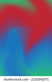 Plantilla de diseño de carátula con degradado de estilo de patrón de círculo abstracto moderno de diferentes colores en el fondo para presentaciones, folletos, catálogos, carteles, libros, revistas, etc. 