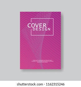 Cover design template, Modern Annual Report , Book Cover, Business Flyer, Vector Illustration
