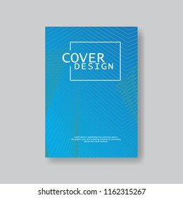 Cover design template, Modern Annual Report , Book Cover, Business Flyer, Vector Illustration