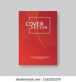 Cover design template, Modern Annual Report , Book Cover, Business Flyer, Vector Illustration