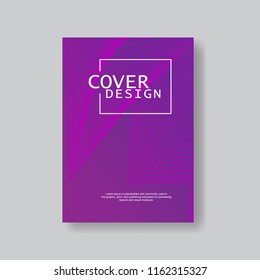 Cover design template, Modern Annual Report , Book Cover, Business Flyer, Vector Illustration