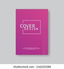 Cover design template, Modern Annual Report , Book Cover, Business Flyer, Vector Illustration