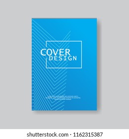 Cover design template, Modern Annual Report , Book Cover, Business Flyer, Vector Illustration