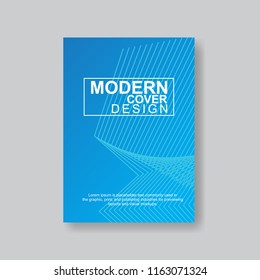 Cover design template, Modern Annual Report , Book Cover, Business Flyer, Vector Illustration
