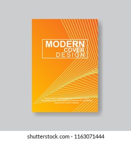 Cover design template, Modern Annual Report , Book Cover, Business Flyer, Vector Illustration