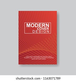 Cover design template, Modern Annual Report , Book Cover, Business Flyer, Vector Illustration