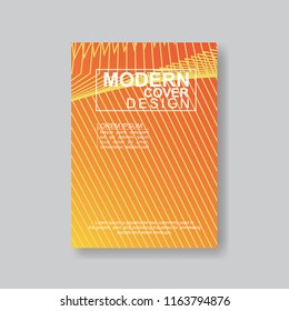 Cover design template, Modern Annual Report , Book Cover, Business Flyer, Vector Illustration