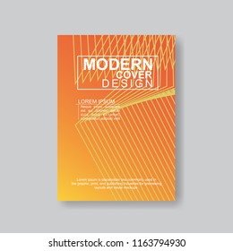 Cover design template, Modern Annual Report , Book Cover, Business Flyer, Vector Illustration