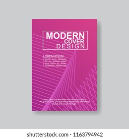 Cover design template, Modern Annual Report , Book Cover, Business Flyer, Vector Illustration