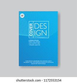 Cover design template, Modern Annual Report , Book Cover, Business Flyer, Vector Illustration