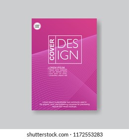 Cover design template, Modern Annual Report , Book Cover, Business Flyer, Vector Illustration