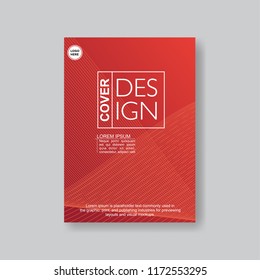 Cover design template, Modern Annual Report , Book Cover, Business Flyer, Vector Illustration