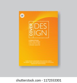 Cover design template, Modern Annual Report , Book Cover, Business Flyer, Vector Illustration