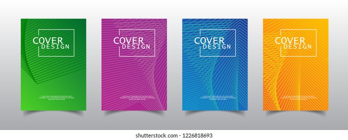 Cover design template, Modern Annual Report , Book Cover, Business Flyer, Vector Illustration