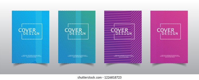 Cover design template, Modern Annual Report , Book Cover, Business Flyer, Vector Illustration