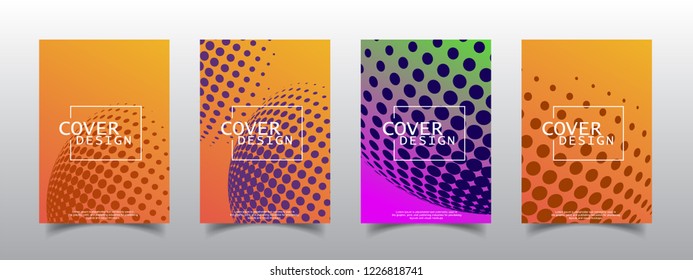 Cover design template, Modern Annual Report , Book Cover, Business Flyer, Vector Illustration