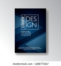 Cover design template, Modern Annual Report , Book Cover, Business Flyer, Vector Illustration