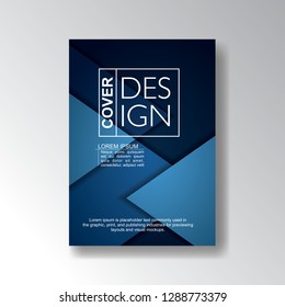 Cover design template, Modern Annual Report , Book Cover, Business Flyer, Vector Illustration