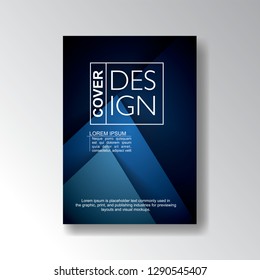 Cover design template, Modern Annual Report , Book Cover, Business Flyer, Vector Illustration