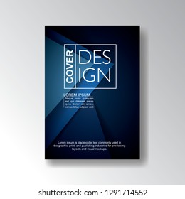 Cover design template, Modern Annual Report , Book Cover, Business Flyer, Vector Illustration