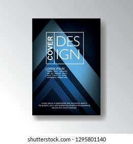 Cover design template, Modern Annual Report , Book Cover, Business Flyer, Vector Illustration