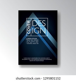 Cover design template, Modern Annual Report , Book Cover, Business Flyer, Vector Illustration